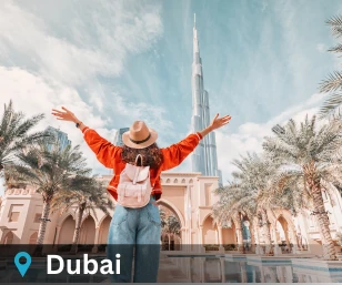 Dubai international tour destination showcasing famous tourist attractions