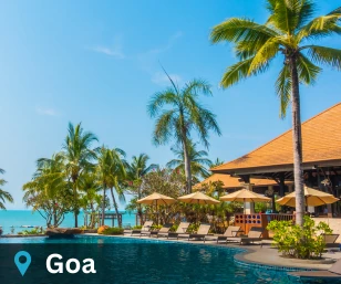 Goa tour destination showcasing famous tourist attractions