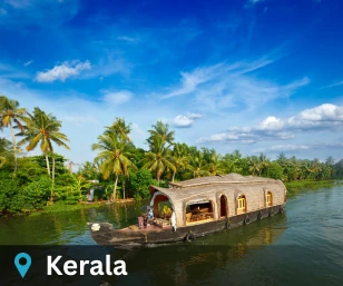 Kerala tour destination showcasing famous tourist attractions