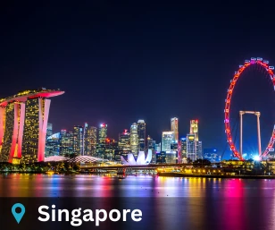 Singapore international tour destination showcasing famous tourist attractions