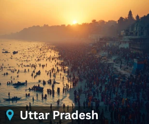 Uttar Pradesh tour destination showcasing famous tourist attractions