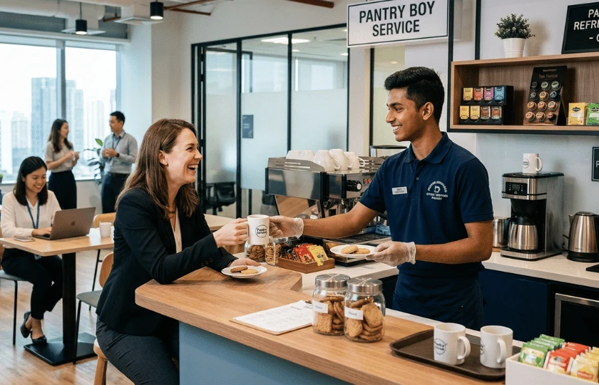 Pantry Boy Service Blue Moves