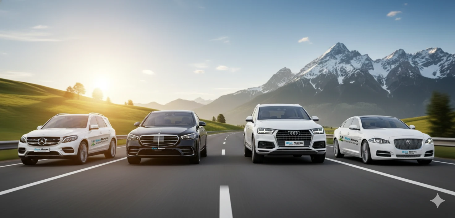 Luxury Vehicles Blue Moves