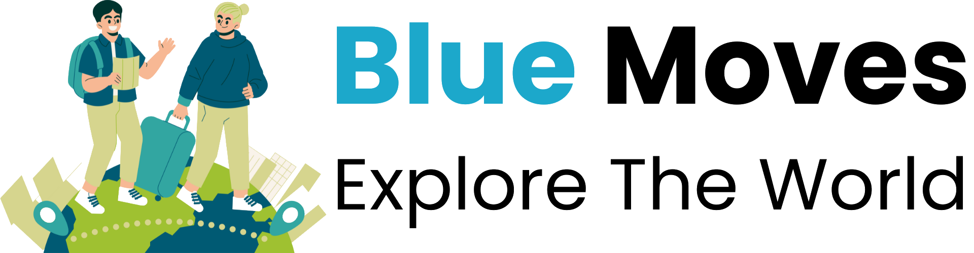 Blue Moves Cab and Tour & Travel Agency Logo